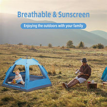 Load image into Gallery viewer, 3-4 Person Automatic Family Tent Instant Pop Up Waterproof for Camping Hiking Travel Outdoor Activities Camping Tent
