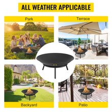 Load image into Gallery viewer, VEVOR Fire Pit Bowl BBQ Stove Carbon Steel / Cast Iron for Keeping Warm, Outdoor Patios Terrace Backyard Barbecue
