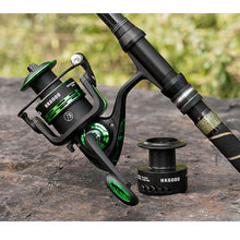 Load image into Gallery viewer, High Speed Double Spool Spinning Fishing Reel 5.1:1/5.2:1 Gear Ratio Carp Fish Reel Hunter King Fishing Tackle Factory Direct - outdoorseverythingstore
