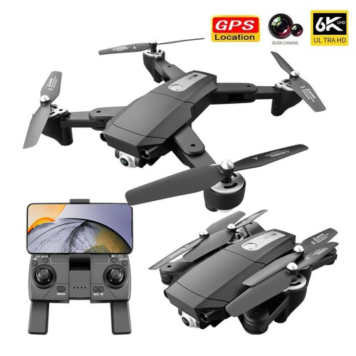 2021 NEW Drone S604 Pro GPS Folding Long Endurance Optical Flow Dual Camera 4K 6k HD Aerial Four Axis Aircraft One Click Return - outdoorseverythingstore