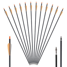 Load image into Gallery viewer, 12pcs Carbon Arrows for Archery Bow  6.2mm  for Recurve/Compound Bow - outdoorseverythingstore
