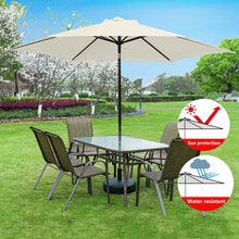 Load image into Gallery viewer, 2.7M/3M 6 Arm Garden Parasol Canopy Cover Waterproof Anti UV Outdoor Patio Awning No Bracket
