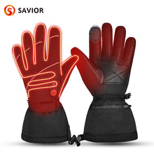 Load image into Gallery viewer, SAVIOR Winter Ski Heated Gloves Men Women Rechargeable Electric Battery
