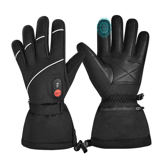 SAVIOR Winter Ski Heated Gloves Men Women Rechargeable Electric Battery