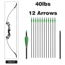 Load image into Gallery viewer, Toparchery Right Hand Recurve Bow 30/40lbs Aluminum
