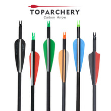 Load image into Gallery viewer, Carbon Arrows 30 Inch Spine 500 Mixed Carbon Arrow for Archery Recurve Bow
