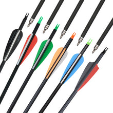 Load image into Gallery viewer, Carbon Arrows 30 Inch Spine 500 Mixed Carbon Arrow for Archery Recurve Bow
