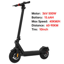 Load image into Gallery viewer, X9 Max Adult Electric Scooter 48V 550W Foldable Smart 100KM Long Distance 10inch
