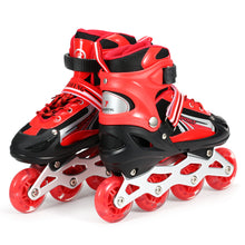 Load image into Gallery viewer, Adjustable Illuminating Inline Skates with Light Up Wheels
