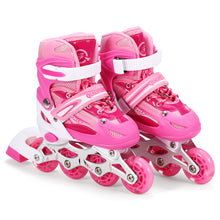 Load image into Gallery viewer, Adjustable Illuminating Inline Skates with Light Up Wheels
