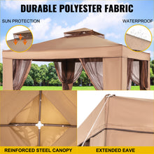 Load image into Gallery viewer, Multi-size outdoor pavilion canopy awning with net sandbag patio garden shade Tent
