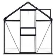 Load image into Gallery viewer, 74.8&quot; x 74.8&quot; x 79.5&quot; Walk-in Greenhouse with Aluminum Frame,Polycarbonate Garden Greenhouse Kit with Roof Vent and Rain Gutter
