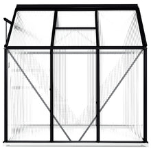 Load image into Gallery viewer, 74.8&quot; x 74.8&quot; x 79.5&quot; Walk-in Greenhouse with Aluminum Frame,Polycarbonate Garden Greenhouse Kit with Roof Vent and Rain Gutter
