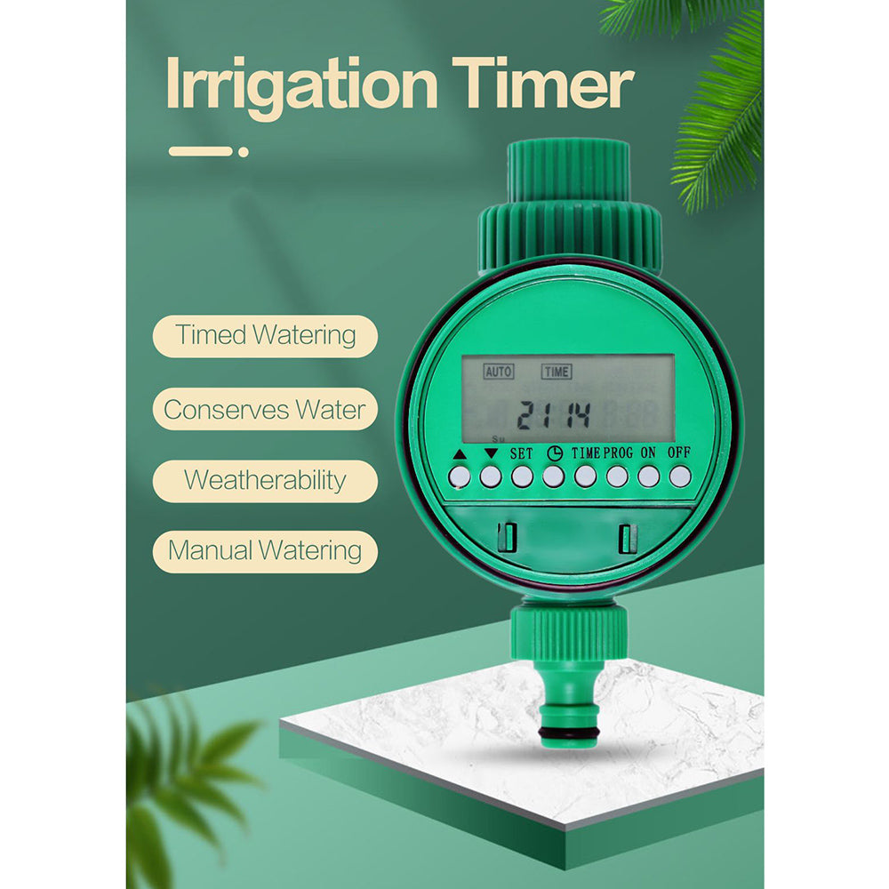 Automatic Watering Timer Intelligent Water Irrigation Controller LED Digital Display Garden Irrigation Timer for Gardens Lawns