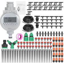 Load image into Gallery viewer, KKmoon Plant Watering Drip Irrigation Kit DIY with Electronic Automatic Irrigation Timer Nozzles Misters Dripper
