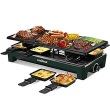 Load image into Gallery viewer, Electric Grill Table Portable 2 In 1 Reversible Non-stick Plate Crepe Maker with Adjustable Temperature Control and 8 Paddles
