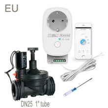 Load image into Gallery viewer, Tuya WiFi Drip Irrigation Self Watering Timer for Greenhouses with Smart Controller Solenoid Valve
