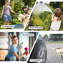 Load image into Gallery viewer, 7.5M/30M Expandable Garden Hose Water Hose With 10 Function Nozzle And Durable 3-Layers Latex Water Hose With Solid Brass Fittin
