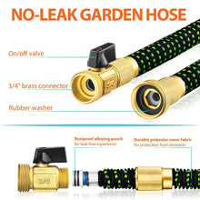 Load image into Gallery viewer, 7.5M/30M Expandable Garden Hose Water Hose With 10 Function Nozzle And Durable 3-Layers Latex Water Hose With Solid Brass Fittin
