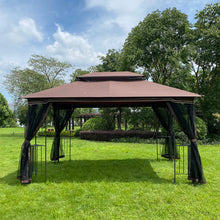 Load image into Gallery viewer, 13x10 feet outdoor pergola awning, with ventilated roof
