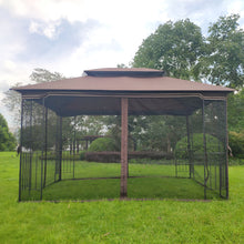 Load image into Gallery viewer, 13x10 feet outdoor pergola awning, with ventilated roof
