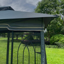 Load image into Gallery viewer, 13x10 feet outdoor pergola awning, with ventilated roof
