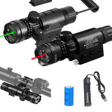 Load image into Gallery viewer, VASTFIRE Tactical Green/Red Laser Dot Sight Scope Rifle Collimator Pointer+20mm Rail Mount+8 Type Gun Clip+Remote Switch
