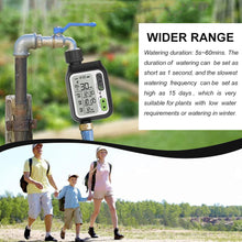 Load image into Gallery viewer, KKmoon Electronic Regulator Automatic Irrigation Timer with LCD Screen Waterproof Sprinkler Controller
